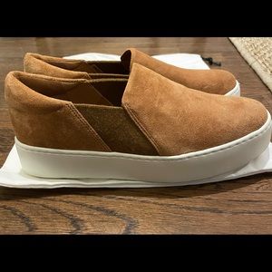 NEW Vince platform sneakers, camel color